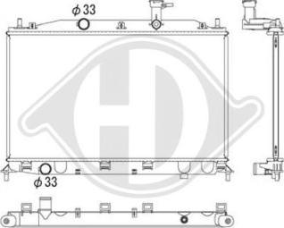 Diederichs DCM3702 - Radiators, Motora dzesēšanas sistēma autodraugiem.lv