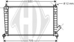 Diederichs DCM2990 - Radiators, Motora dzesēšanas sistēma autodraugiem.lv