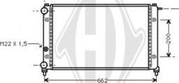 Diederichs DCM2998 - Radiators, Motora dzesēšanas sistēma autodraugiem.lv