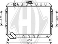 Diederichs DCM2465 - Radiators, Motora dzesēšanas sistēma autodraugiem.lv