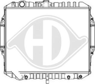 Diederichs DCM2466 - Radiators, Motora dzesēšanas sistēma autodraugiem.lv