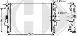 Diederichs DCM2413 - Radiators, Motora dzesēšanas sistēma autodraugiem.lv