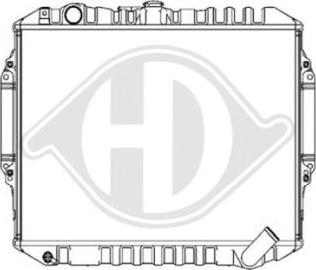 Diederichs DCM2503 - Radiators, Motora dzesēšanas sistēma autodraugiem.lv