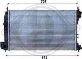 Diederichs DCM2652 - Radiators, Motora dzesēšanas sistēma autodraugiem.lv