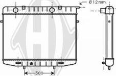 Diederichs DCM2609 - Radiators, Motora dzesēšanas sistēma autodraugiem.lv