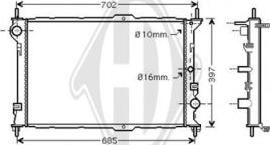 Diederichs DCM2086 - Radiators, Motora dzesēšanas sistēma autodraugiem.lv