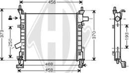 Diederichs DCM2082 - Radiators, Motora dzesēšanas sistēma autodraugiem.lv