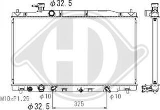 Diederichs DCM2195 - Radiators, Motora dzesēšanas sistēma autodraugiem.lv