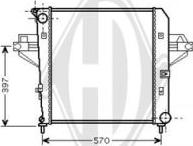 Diederichs DCM2119 - Radiators, Motora dzesēšanas sistēma autodraugiem.lv