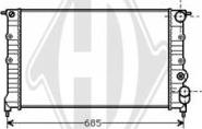 Diederichs DCM2851 - Radiators, Motora dzesēšanas sistēma autodraugiem.lv