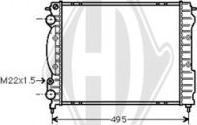 Diederichs DCM2861 - Radiators, Motora dzesēšanas sistēma autodraugiem.lv