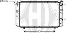 Diederichs DCM2839 - Radiators, Motora dzesēšanas sistēma autodraugiem.lv