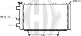 Diederichs DCM2830 - Radiators, Motora dzesēšanas sistēma autodraugiem.lv