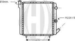 Diederichs DCM2829 - Radiators, Motora dzesēšanas sistēma autodraugiem.lv