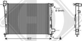 Diederichs DCM2396 - Radiators, Motora dzesēšanas sistēma autodraugiem.lv