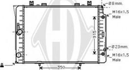 Diederichs DCM2346 - Radiators, Motora dzesēšanas sistēma autodraugiem.lv