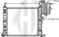 Diederichs DCM2369 - Radiators, Motora dzesēšanas sistēma autodraugiem.lv