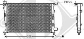 Diederichs DCM2383 - Radiators, Motora dzesēšanas sistēma autodraugiem.lv