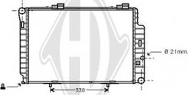 Diederichs DCM2373 - Radiators, Motora dzesēšanas sistēma autodraugiem.lv