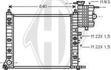 Diederichs DCM2377 - Radiators, Motora dzesēšanas sistēma autodraugiem.lv