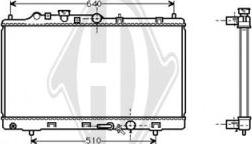 Diederichs DCM2248 - Radiators, Motora dzesēšanas sistēma autodraugiem.lv