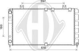 Diederichs DCM2207 - Radiators, Motora dzesēšanas sistēma autodraugiem.lv
