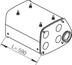 Dinex 49381 - Vidējais izpl. gāzu trokšņa slāpētājs autodraugiem.lv