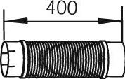 Dinex 48259 - Gofrēta caurule, Izplūdes sistēma autodraugiem.lv