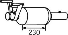 Dinex 56348 - Nosēdumu / Daļiņu filtrs, Izplūdes gāzu sistēma autodraugiem.lv