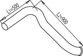 Dinex 68660 - Izplūdes caurule autodraugiem.lv