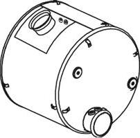 Dinex 21453 - Vidējais izpl. gāzu trokšņa slāpētājs autodraugiem.lv