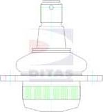 Ditas A1-966 - Balst / Virzošais šarnīrs autodraugiem.lv