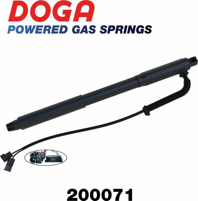 DOGA 200071 - Elektromotors, Bagāžas nod. vāks autodraugiem.lv