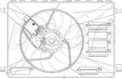 DOGA EFO074 - Ventilators, Motora dzesēšanas sistēma autodraugiem.lv