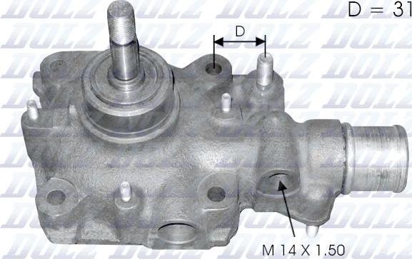 DOLZ B118 - Ūdenssūknis autodraugiem.lv