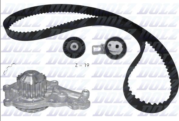 DOLZ KD169 - Ūdenssūknis + Zobsiksnas komplekts autodraugiem.lv