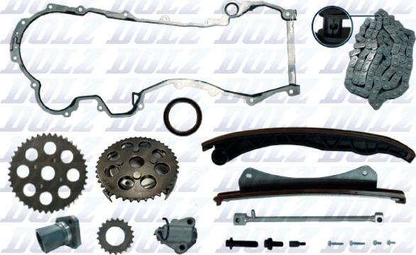 DOLZ SKCO158 - Sadales vārpstas piedziņas ķēdes komplekts autodraugiem.lv