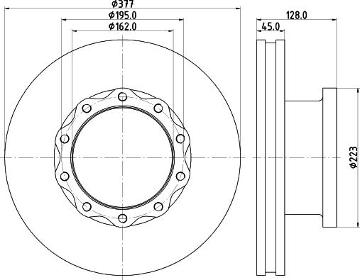 Brake Engineering DI955783 - Bremžu diski autodraugiem.lv