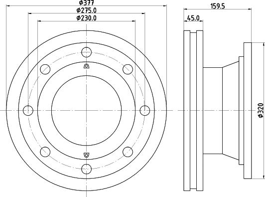 DON CVD586 - Bremžu diski autodraugiem.lv