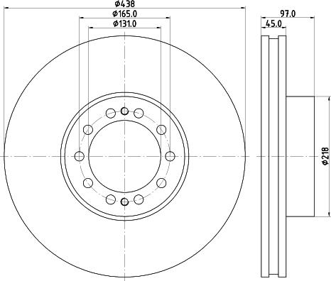DON CVD529 - Bremžu diski autodraugiem.lv