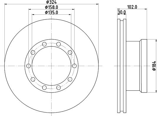 DON CVD525 - Bremžu diski autodraugiem.lv