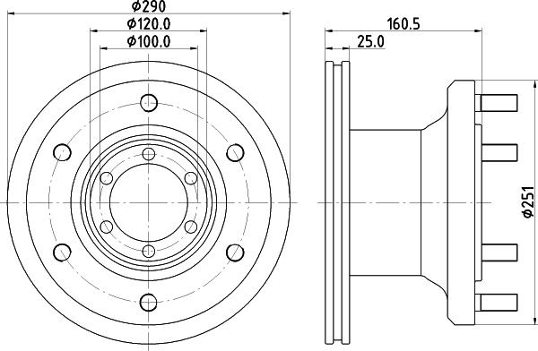 DON CVD521 - Bremžu diski autodraugiem.lv
