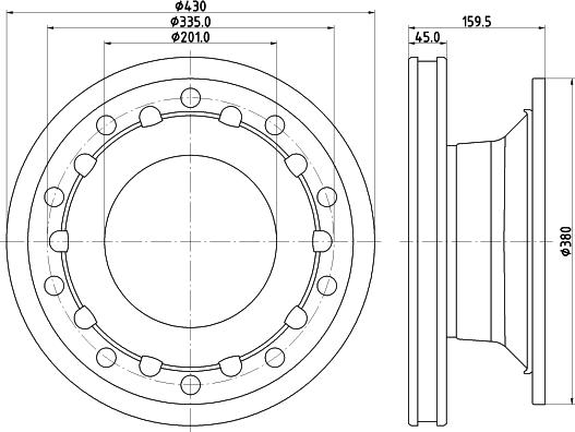 DON CVD616 - Bremžu diski autodraugiem.lv