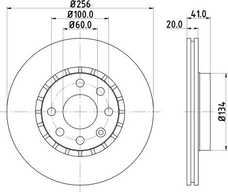 DON PCD14952 - Bremžu diski autodraugiem.lv