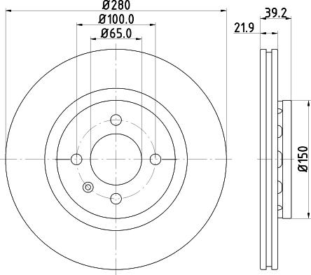 DON PCD14342 - Bremžu diski autodraugiem.lv