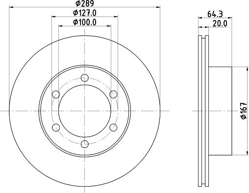 DON PCD15062 - Bremžu diski autodraugiem.lv