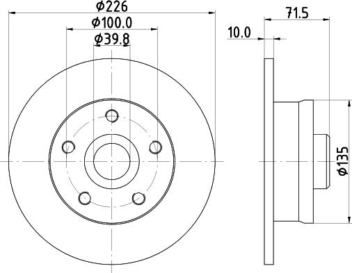 DON PCD15021 - Bremžu diski autodraugiem.lv