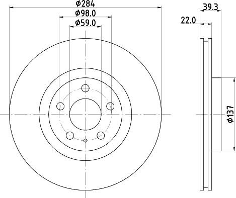 DON PCD15192 - Bremžu diski autodraugiem.lv