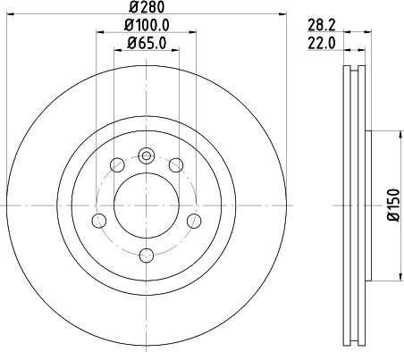 DON PCD15152 - Bremžu diski autodraugiem.lv