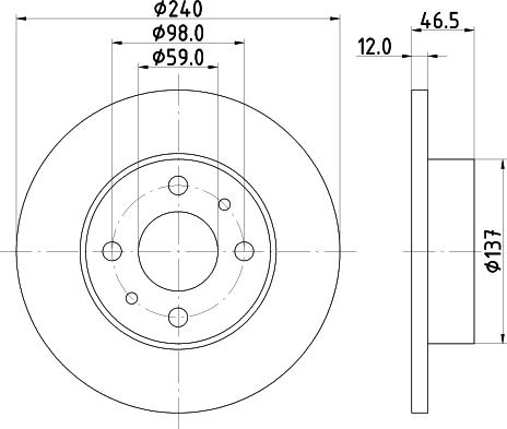DON PCD16302 - Bremžu diski autodraugiem.lv